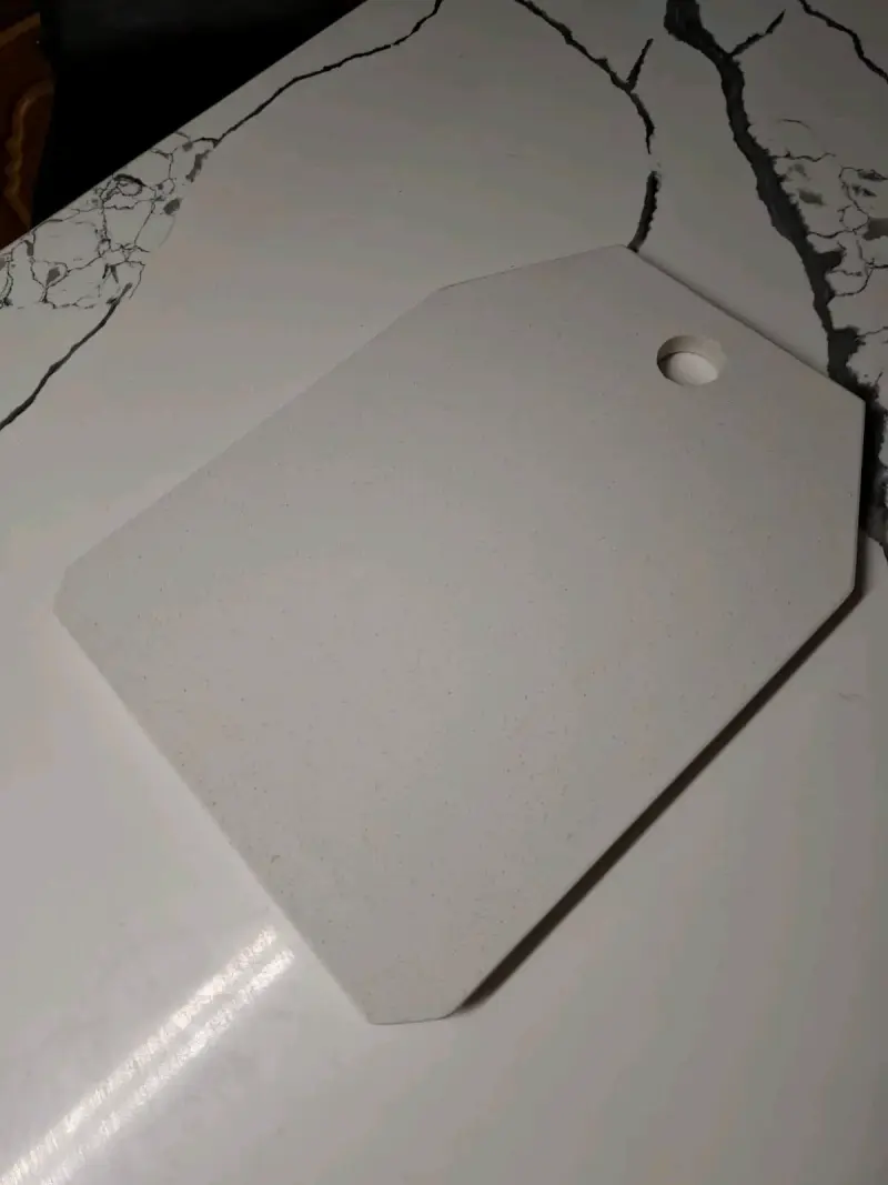 Tabla de cortar de mármol blanco - 2