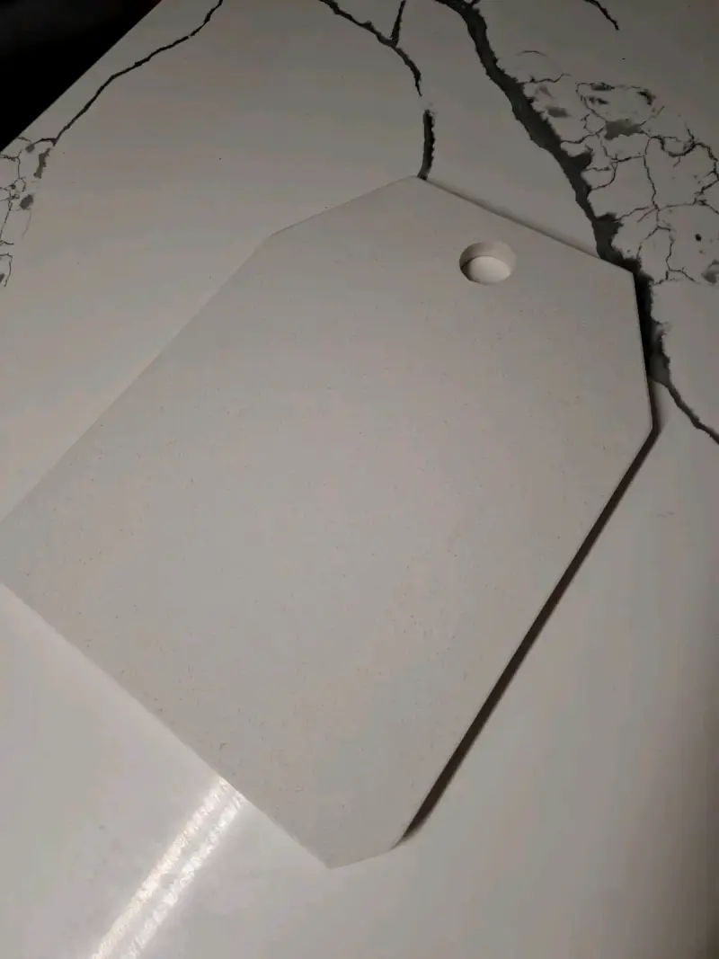 Tabla de cortar de mármol blanco - 4