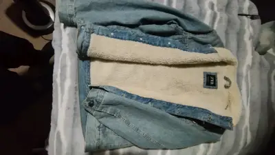 Chaqueta de mezclilla con forro Zara - miniatura 1