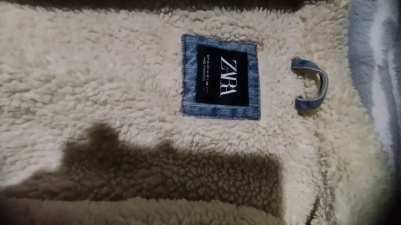 Chaqueta de mezclilla con forro Zara - 3