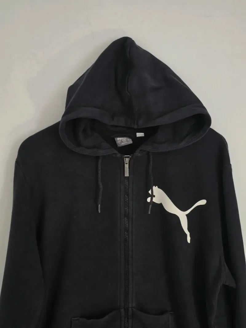 Polerón con capucha negro marca Puma de hombre - 2