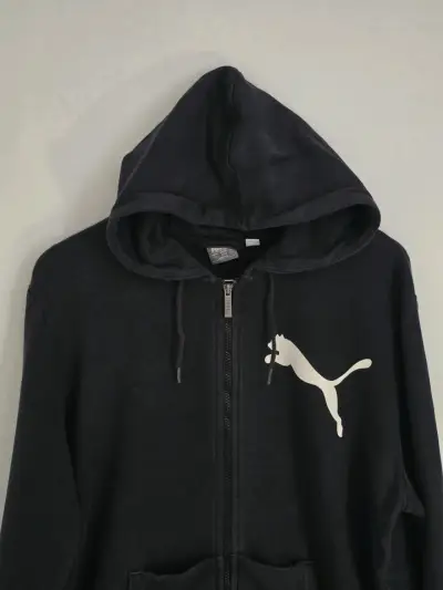 Polerón con capucha negro marca Puma de hombre - miniatura 2