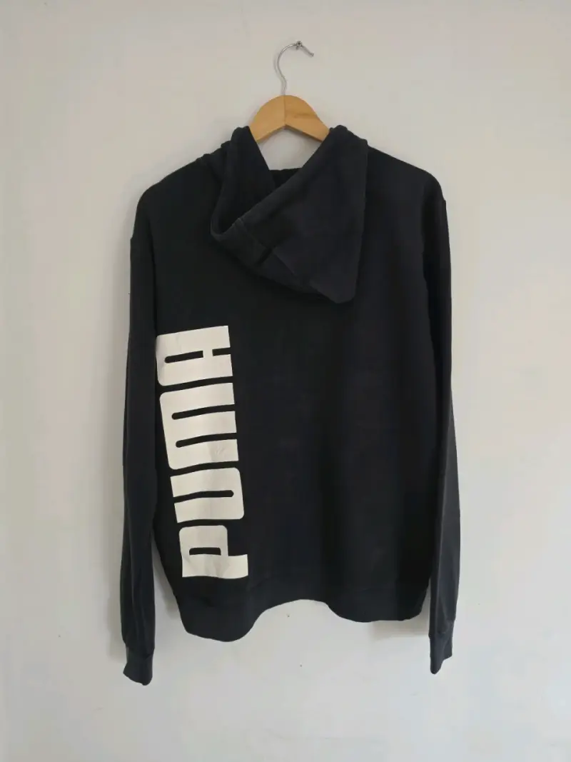 Polerón con capucha negro marca Puma de hombre - 3