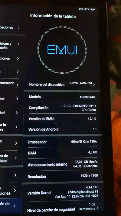 Tablet Huawei MatePad T 10.1 pulgadas - miniatura 1