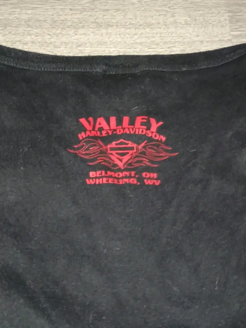 Polera Harley-Davidson negra con diseño - 3