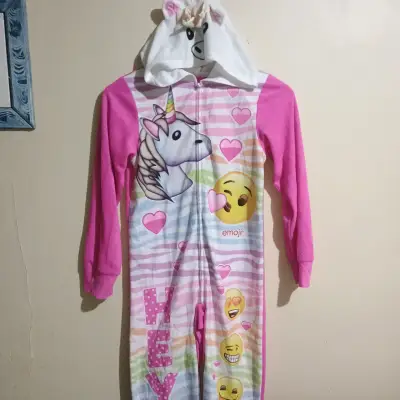 Pijama enterizo unicornio emoji para niña - miniatura 1