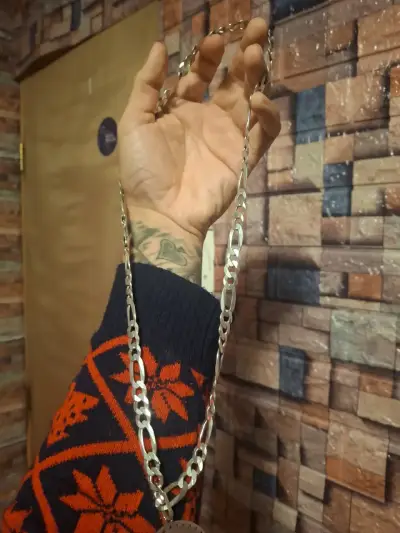 Cadena de plata 925 italy - miniatura 3