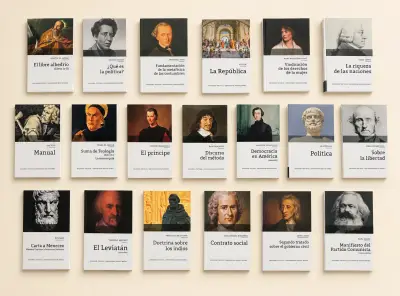 Colección de libros de filosofía y política - miniatura 1