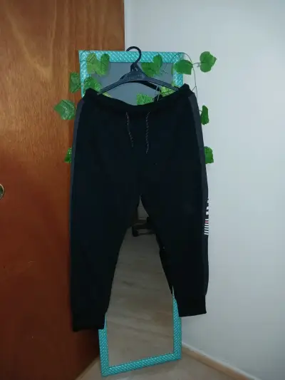 Pantalones Deportivos Negros, mujer, Talla M. - miniatura 1