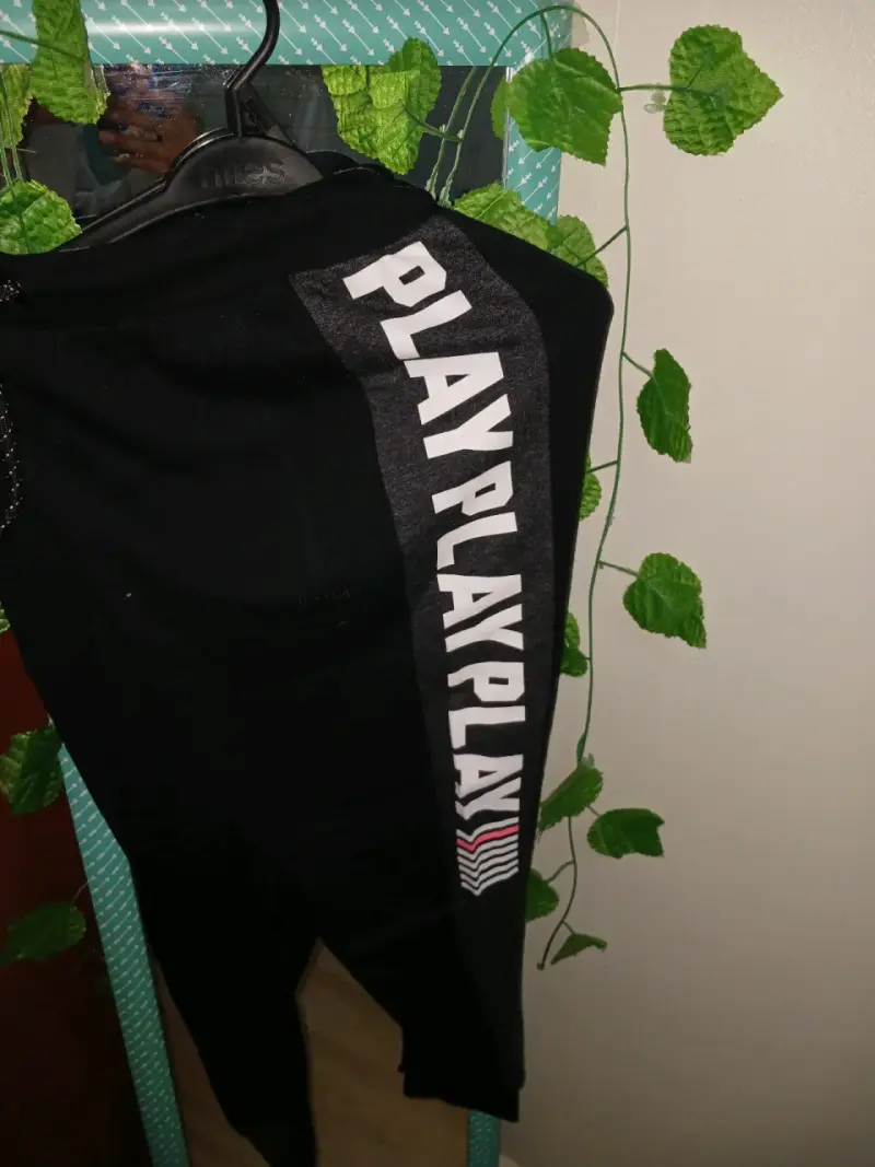 Pantalones Deportivos Negros, mujer, Talla M. - 2