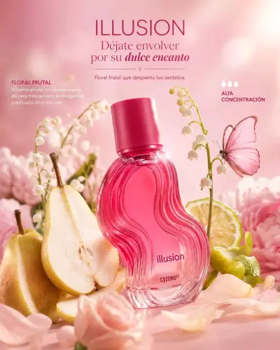 Perfume Illusion Cyzone floral frutal - miniatura 1