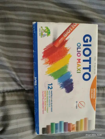 Set de 12 pasteles al óleo Giotto - miniatura 1