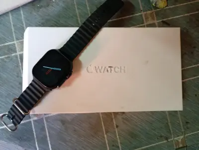 Reloj inteligente Apple Watch con correa negra - miniatura 1