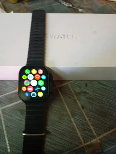 Reloj inteligente Apple Watch con correa negra - miniatura 3