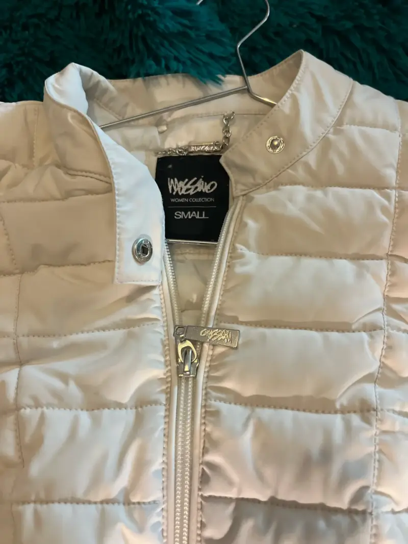 Chaqueta acolchada blanca para mujer - 3