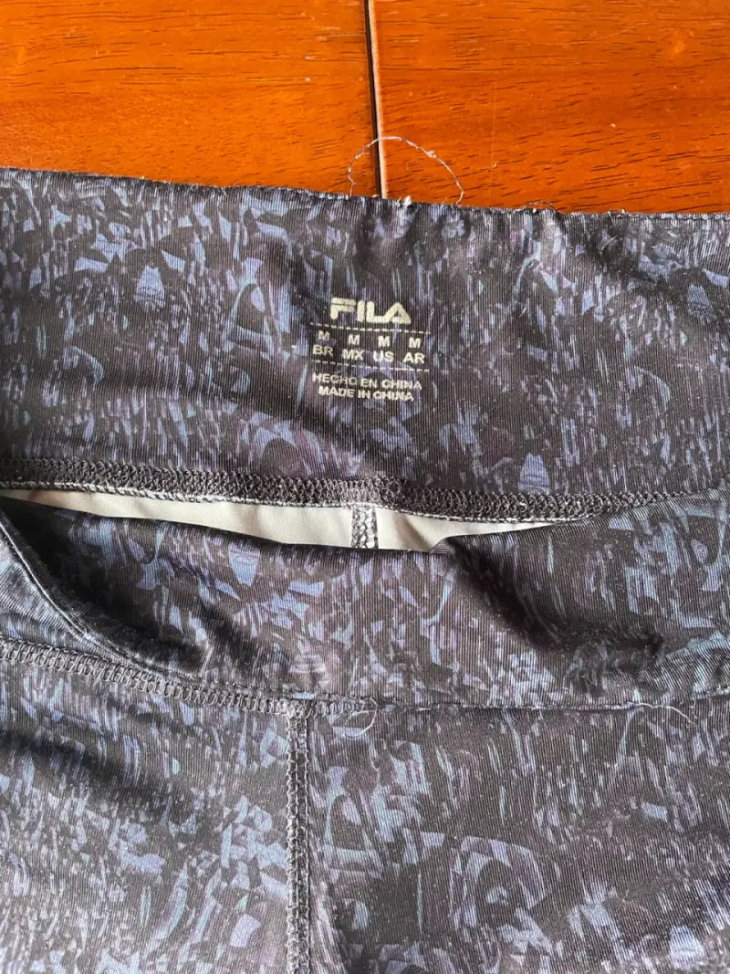 Leggings deportivos con diseño estampado Talla M - 4