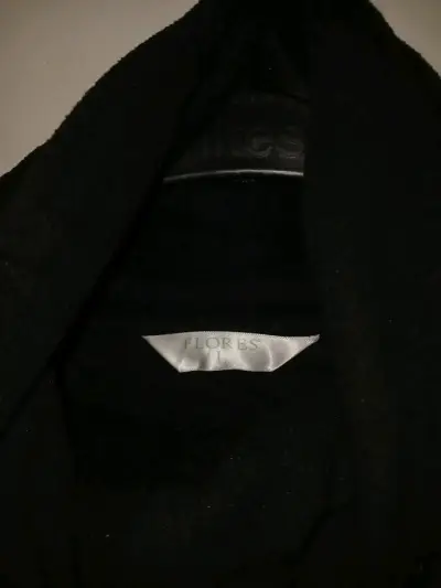 Conjunto de Pijama de Polar Negro, talla L. - miniatura 3