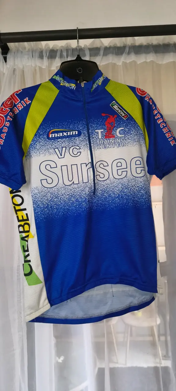 Maillot de ciclismo VC Sursee azul y verde - 2