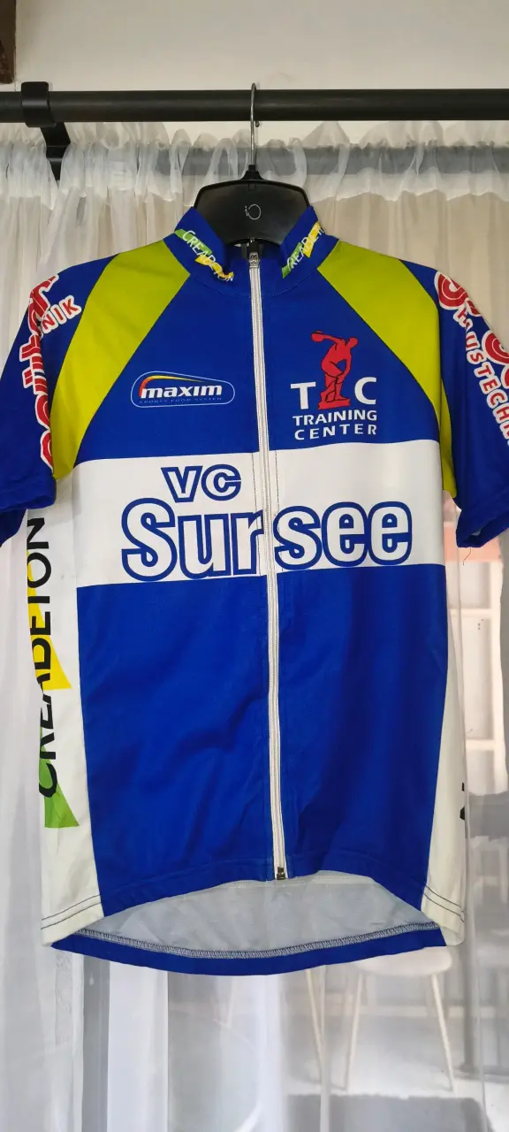 Maillot de ciclismo VC Sursee azul y verde - 3