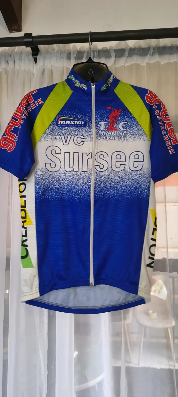 Maillot de ciclismo VC Sursee azul y verde - 4