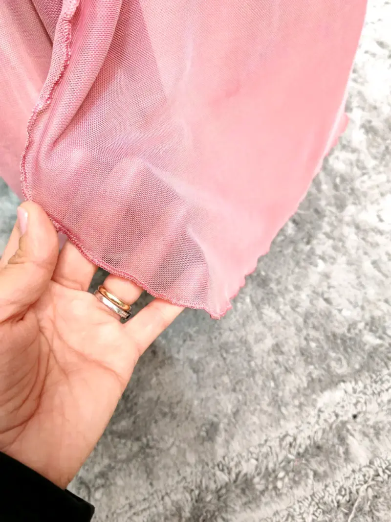 Babydoll de encaje color rosa - 4