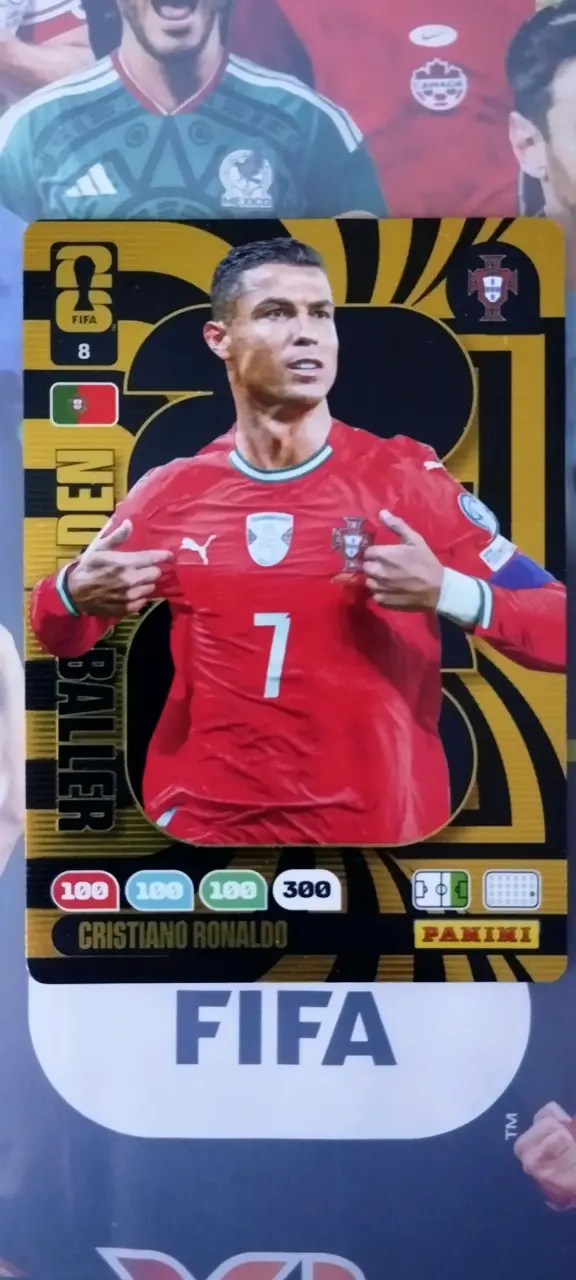 Tarjeta Cristiano Ronaldo - AdrenalynXL Panini - 1