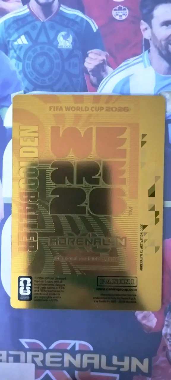 Tarjeta Cristiano Ronaldo - AdrenalynXL Panini - 2