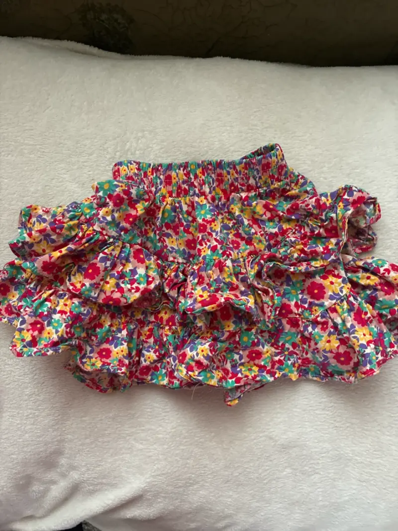 Falda con estampado floral