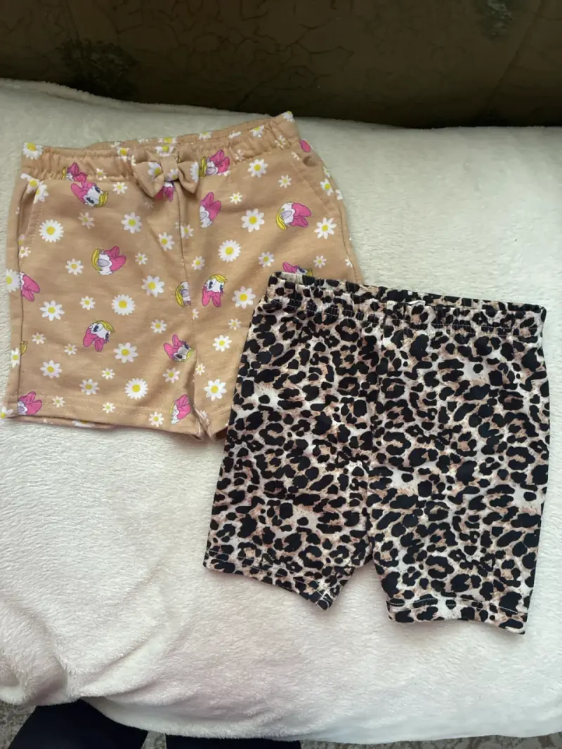 Set de shorts infantiles estampados