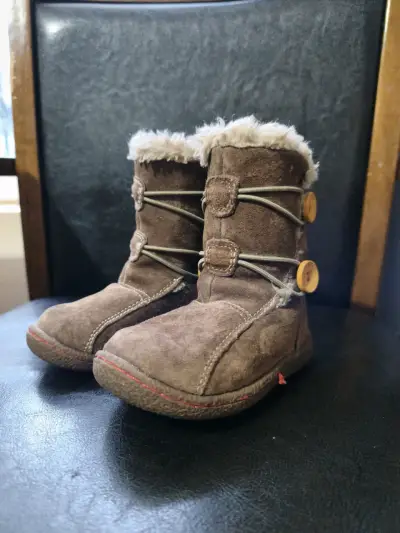Botas de invierno para niños con forro de lana - miniatura 1