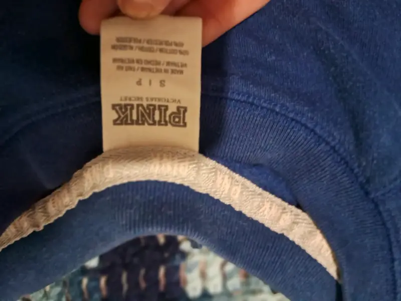 Polera azul de manga larga - 2