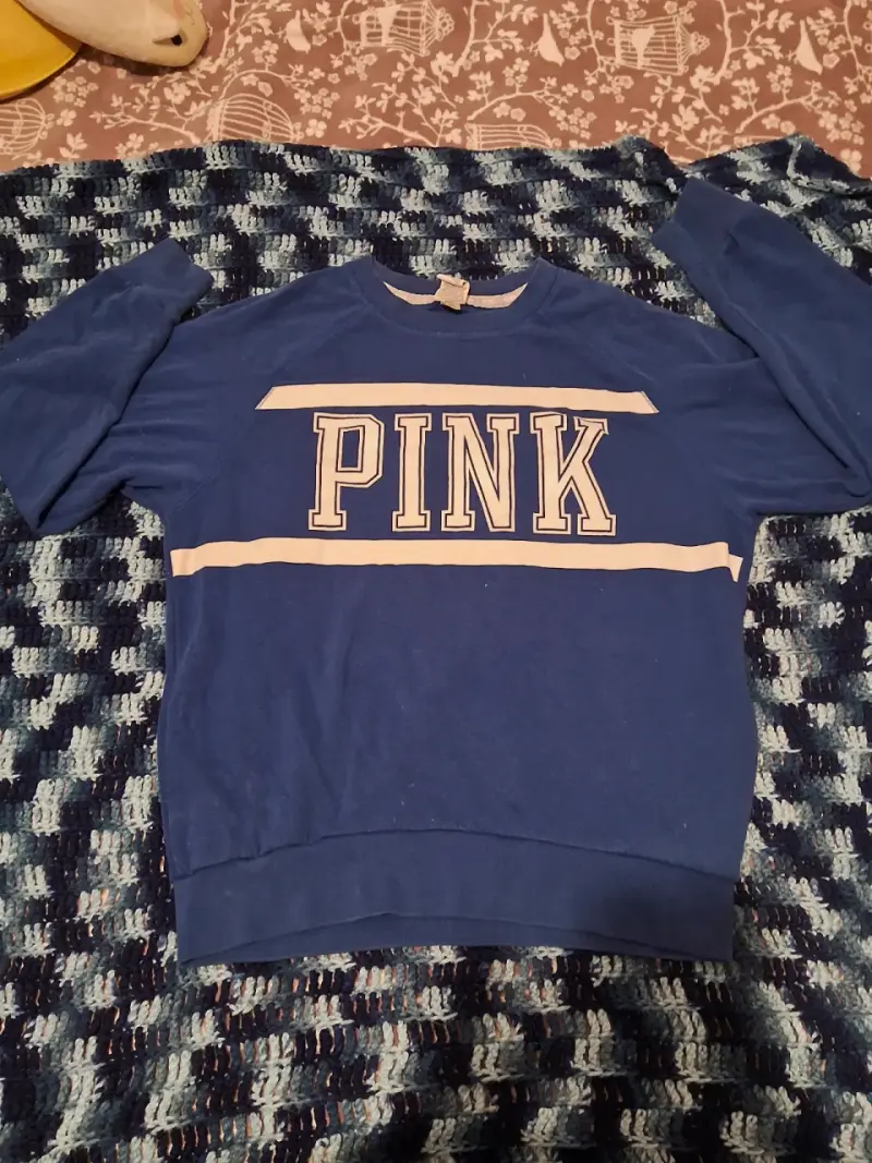 Polera azul de manga larga - 3