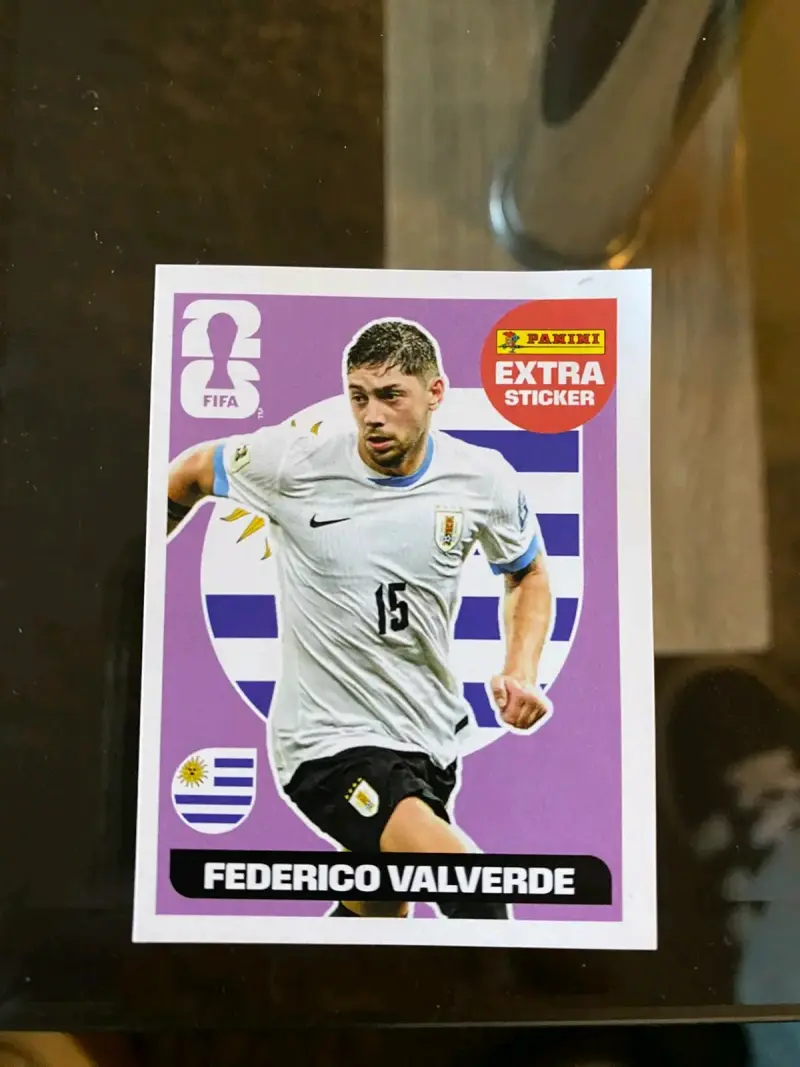 Lámina Panini Extra Sticker Federico Valverde - 1