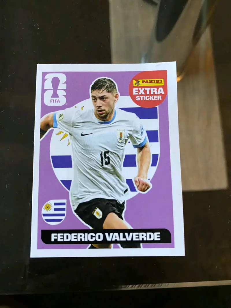 Lámina Panini Extra Sticker Federico Valverde - 2
