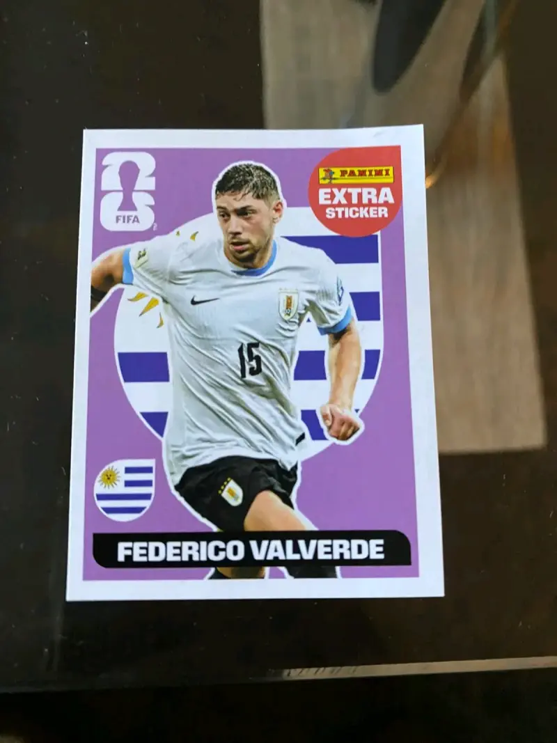 Lámina Panini Extra Sticker Federico Valverde - 3