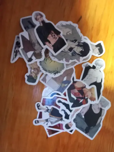 Set de stickers premium de anime variados - miniatura 2