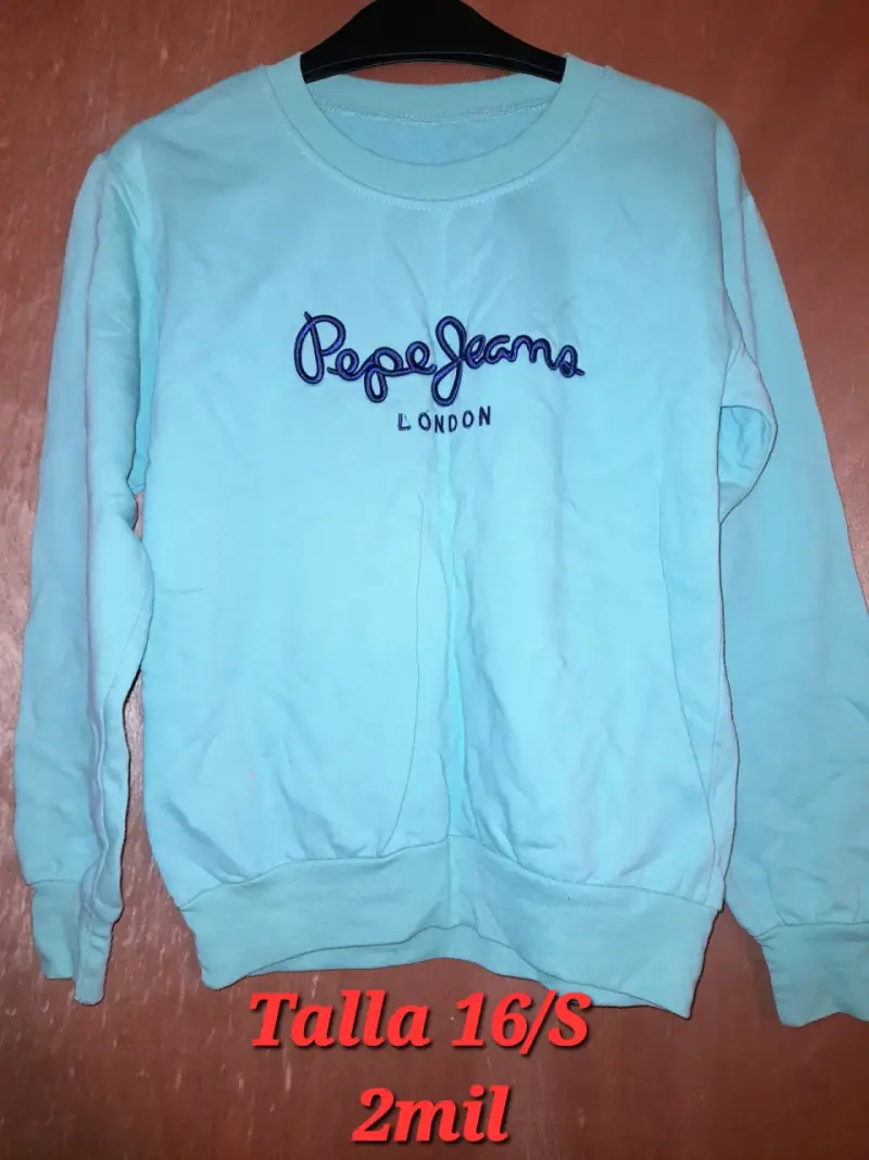 Polerón Pepe Jeans azul talla S - 1