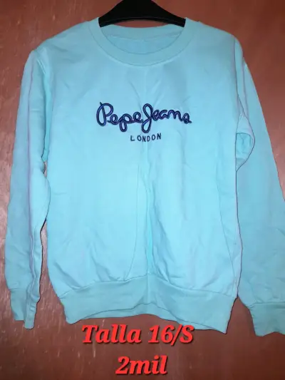 Polerón Pepe Jeans azul talla S - miniatura 1