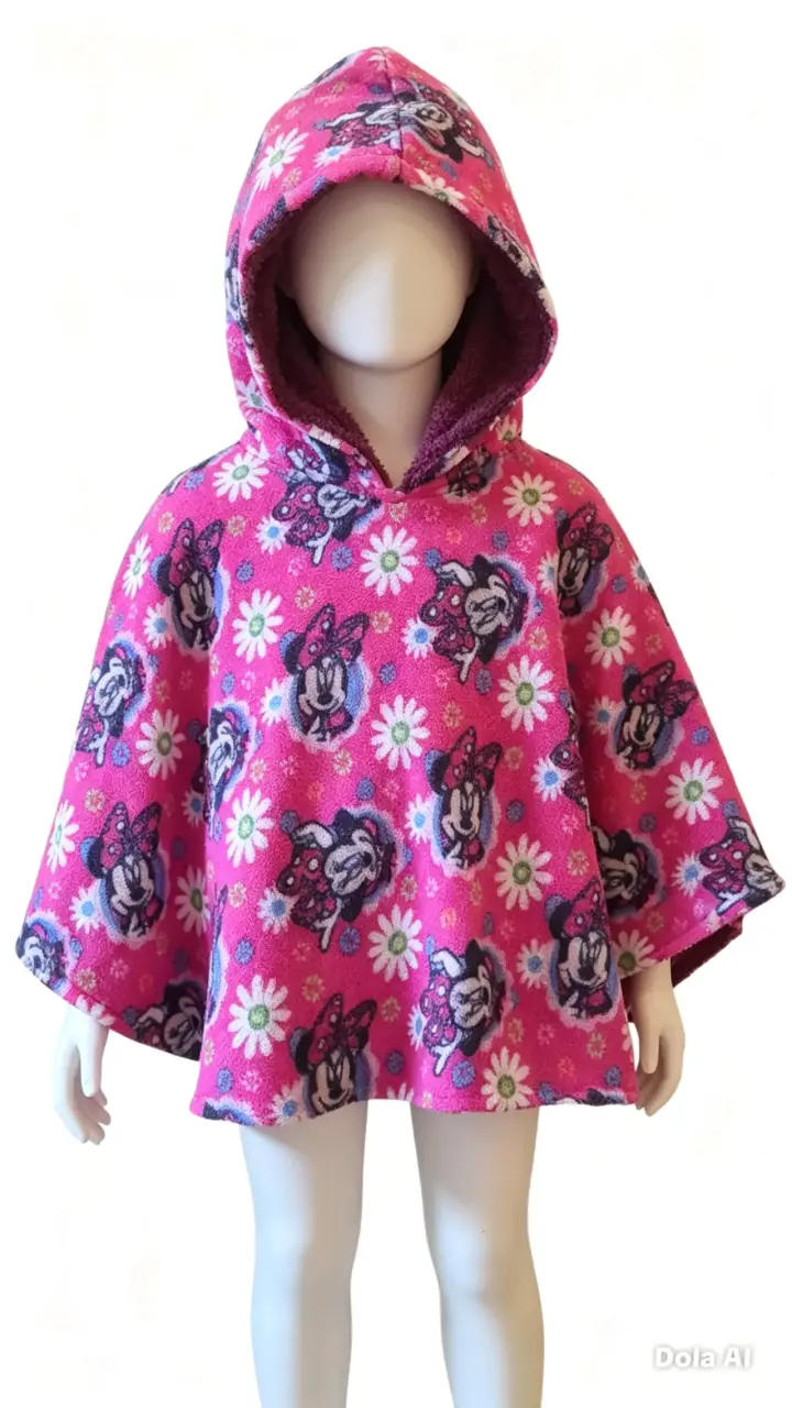 Poncho o manta infantil con capucha - 2