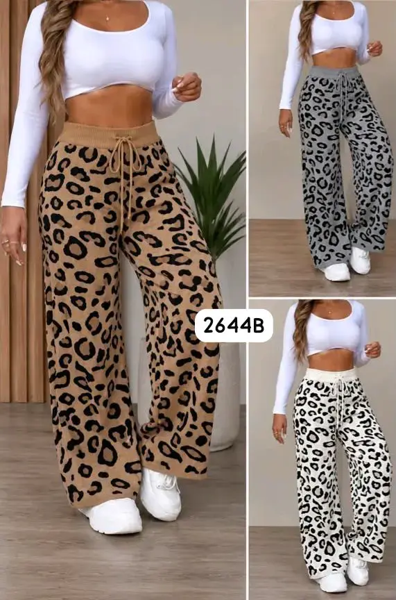 Conjunto deportivo estampado animal print - 2