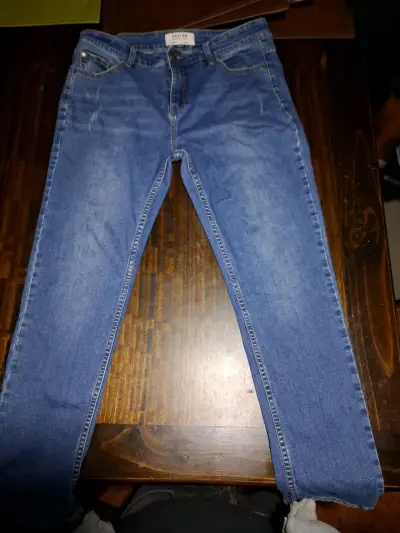 Jeans azul marca Foster para mujer - miniatura 1