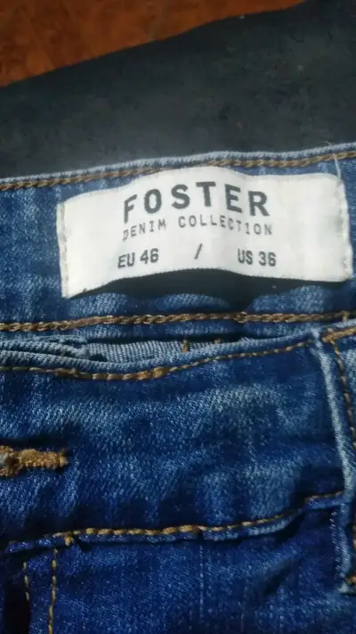 Jeans azul marca Foster para mujer - miniatura 2