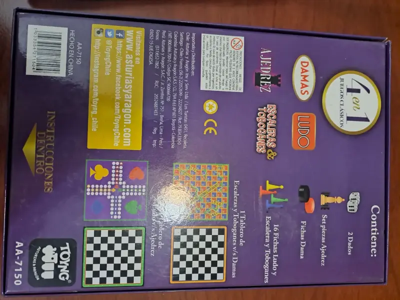 Set de 4 juegos clásicos Toyng - 2