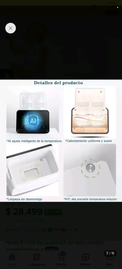 Calentador de biberones multifuncional - miniatura 4
