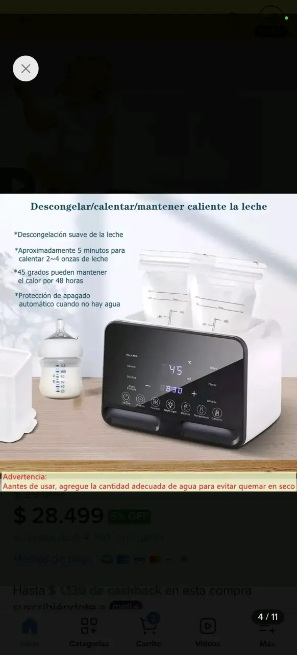 Calentador de biberones multifuncional - 6