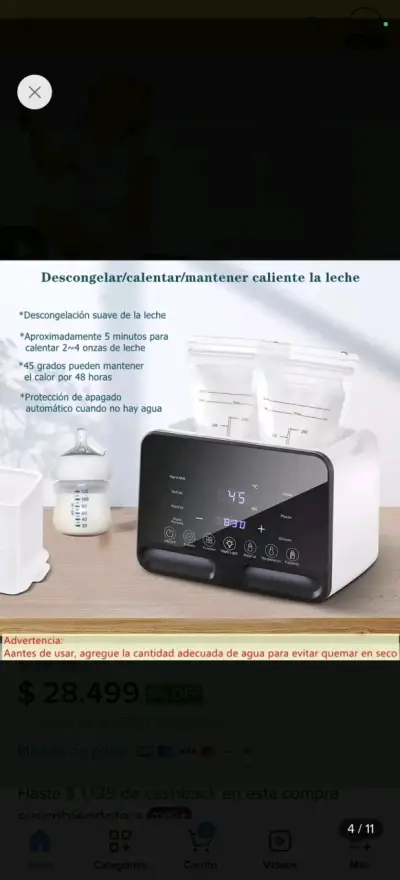 Calentador de biberones multifuncional - miniatura 6