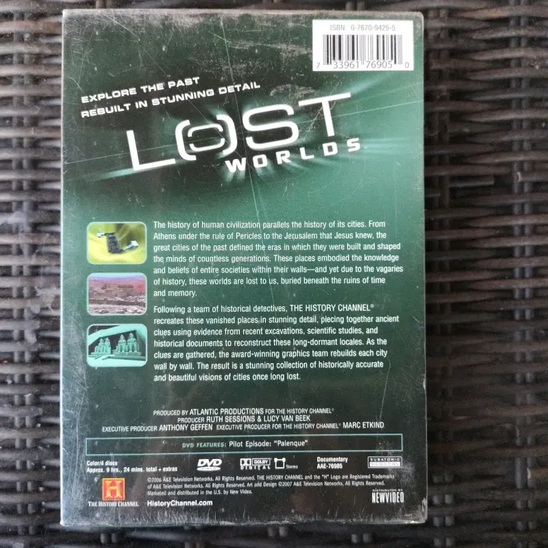 DVD Lost Worlds - The History Channel - 2