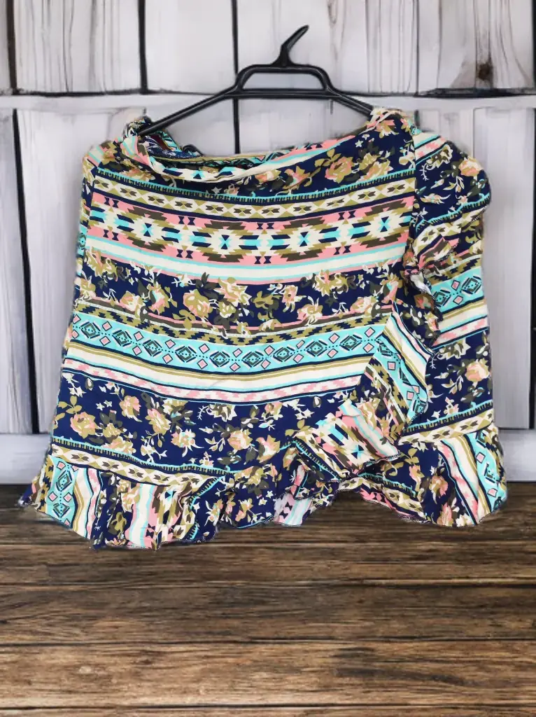 crop de estampado animal print - 3