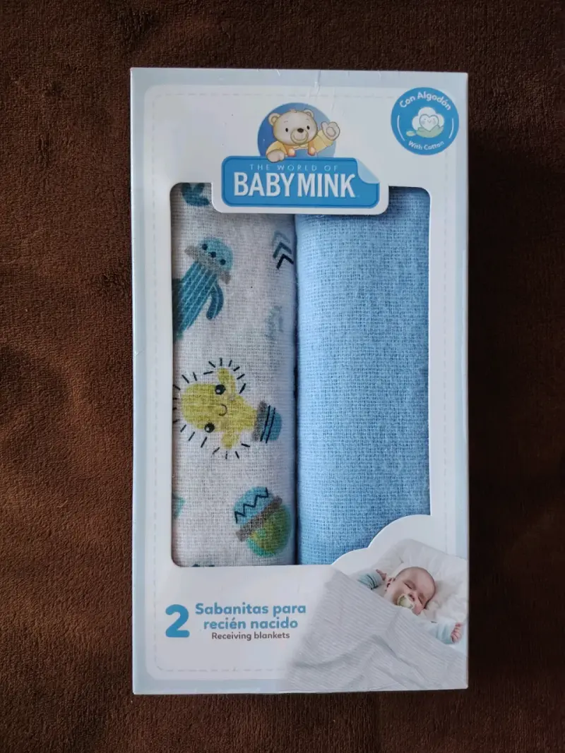 Set de sabanitas para recién nacido Baby Mink