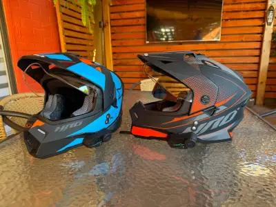Cascos de moto HRO con visera y intercomunicador - miniatura 1